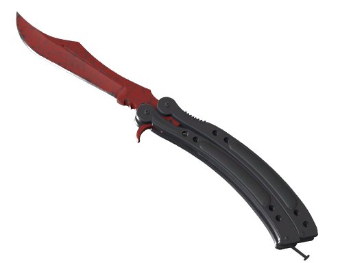 Buy CS2 knife ★ Butterfly Knife | Crimson Web (Factory New) skin