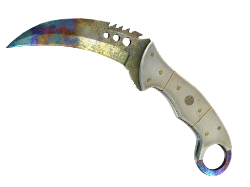 Buy CS2 knife ★ StatTrak™ Talon Knife | Case Hardened (Battle-Scarred) skin