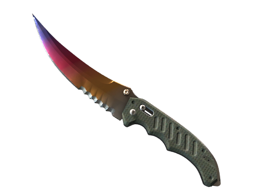 Buy CS2 knife ★ StatTrak™ Flip Knife | Fade (Factory New) skin