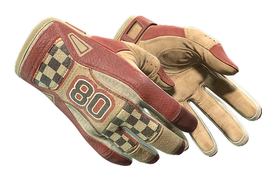 Buy CS2 gloves ★ Sport Gloves | Red Racer (Well-Worn) skin