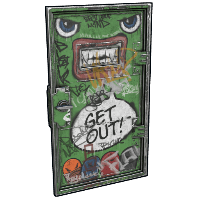 Buy Rust armored metal door Urban Armored Door skin