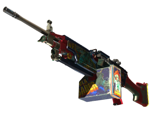 Buy CS2 machinegun StatTrak™ M249 | Nebula Crusader (Well-Worn) skin