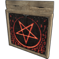 Buy Rust misc Wooden Double Door from Hell skin