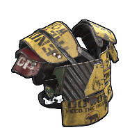 Buy Rust roadsign jacket Caution Vest skin