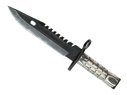 Buy CS2 knife ★ M9 Bayonet | Black Laminate (Minimal Wear) skin