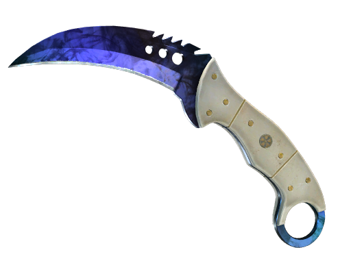 Buy CS2 knife ★ StatTrak™ Talon Knife | Doppler (Factory New) skin