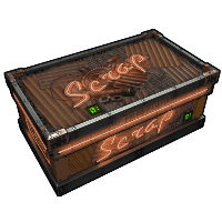 Buy Rust large wooden box Neon Scrap Storage skin