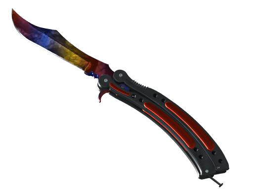 Buy CS2 knife ★ StatTrak™ Butterfly Knife | Marble Fade (Factory New) skin