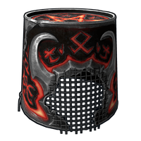 Buy Rust armor Bucket Helmet from Hell skin