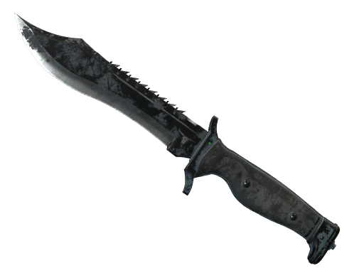 Buy CS2 knife ★ Bowie Knife | Night (Battle-Scarred) skin