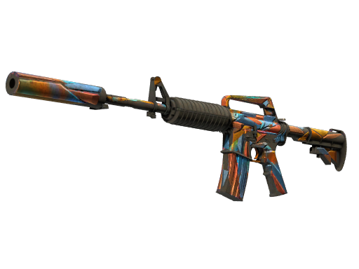 Buy CS2 rifle StatTrak™ M4A1-S | Leaded Glass (Battle-Scarred) skin