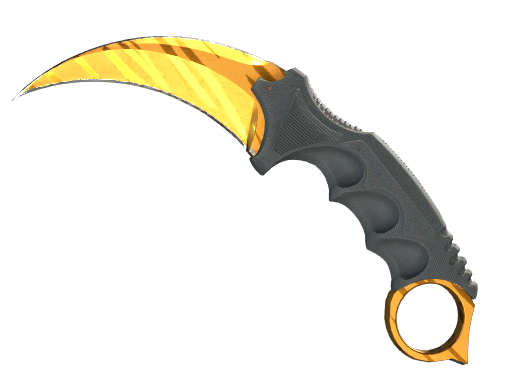 Buy CS2 knife ★ StatTrak™ Karambit | Tiger Tooth (Factory New) skin