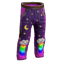 Buy Rust clothing Rainbow Pony Pants skin