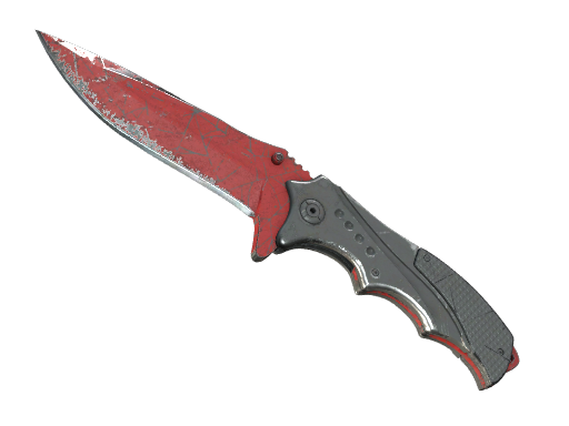 Buy CS2 knife ★ StatTrak™ Nomad Knife | Crimson Web (Battle-Scarred) skin