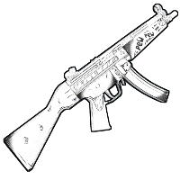 Buy Rust mp5 Comics MP5 skin