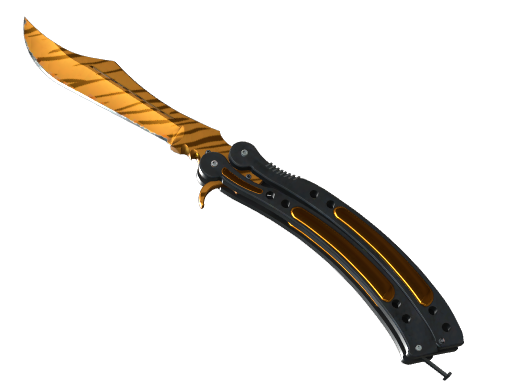 Buy CS2 knife ★ Butterfly Knife | Tiger Tooth (Factory New) skin