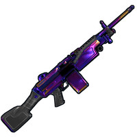 Buy Rust weapon Tempered M249 skin